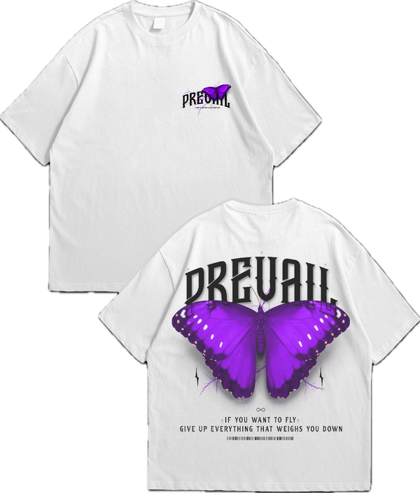 Purple Prevail Butterfly T-Shirt