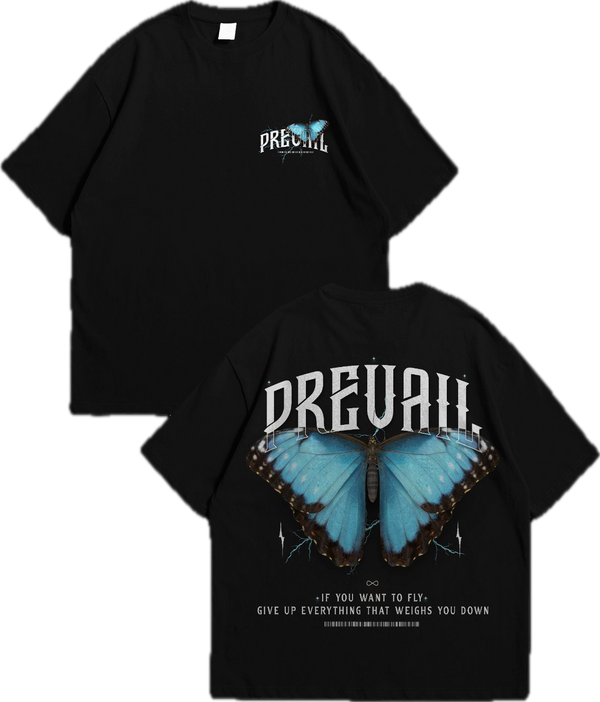 Blue Prevail Butterfly T-Shirt