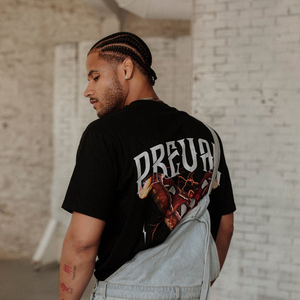 Orange Prevail Butterfly T-Shirt