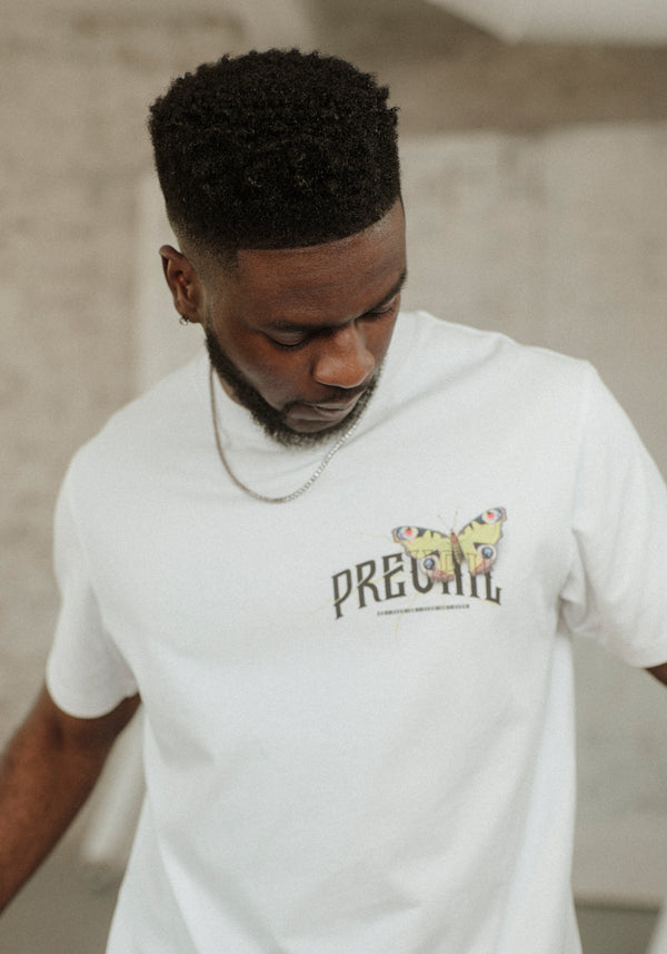 Yellow Prevail Butterfly T-Shirt